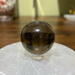 Smokey quartz sphere